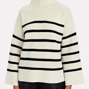ALC Louise Striped Turtleneck Sweater - Size M